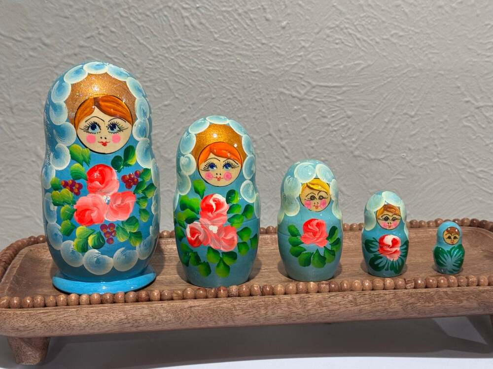 Matryoshka Hand painted Russian Nesting Dolls